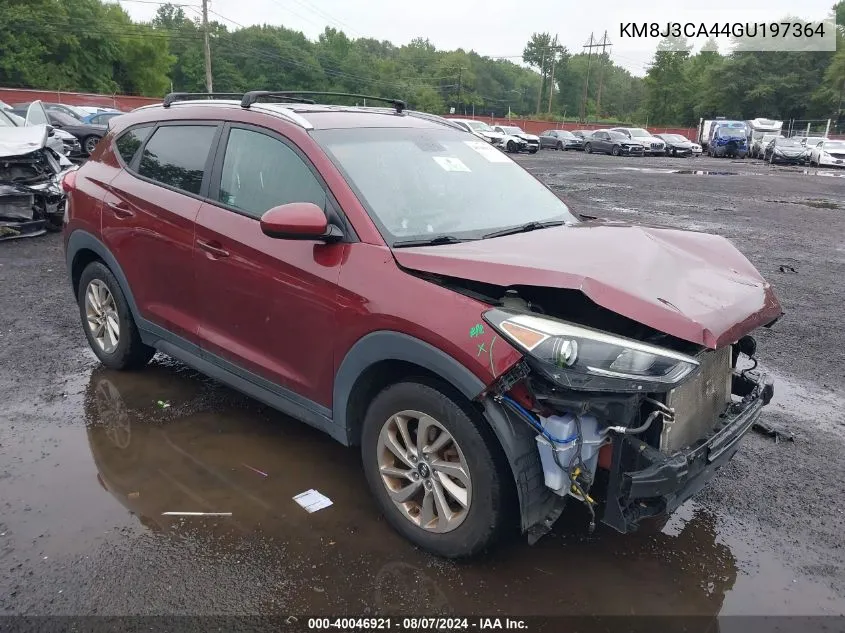 2016 Hyundai Tucson Se VIN: KM8J3CA44GU197364 Lot: 40046921