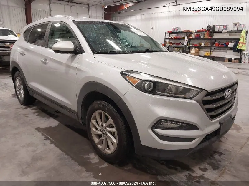 2016 Hyundai Tucson Se VIN: KM8J3CA49GU089094 Lot: 40077508