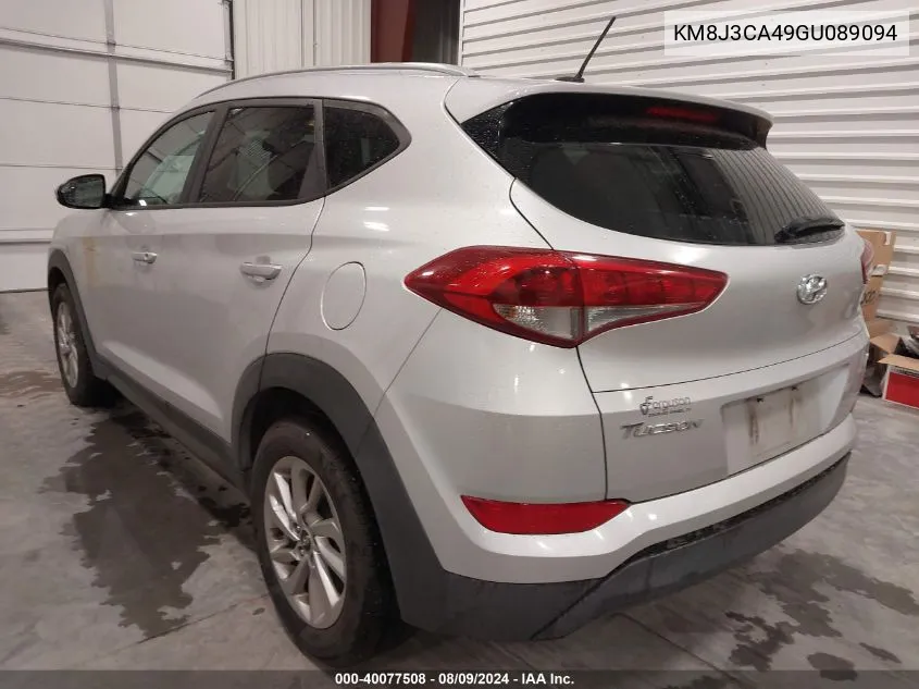 2016 Hyundai Tucson Se VIN: KM8J3CA49GU089094 Lot: 40077508