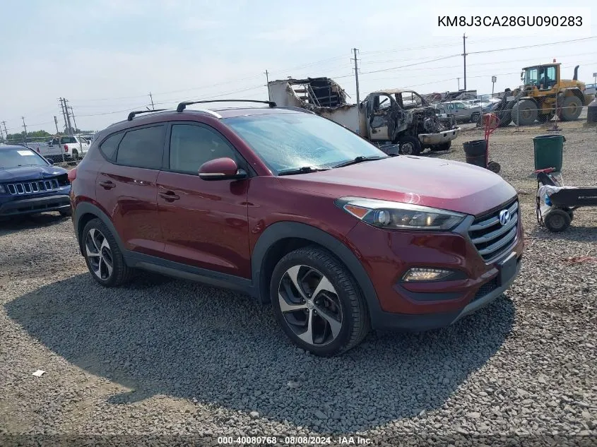 2016 Hyundai Tucson Sport VIN: KM8J3CA28GU090283 Lot: 40080768