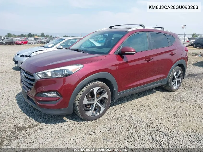 2016 Hyundai Tucson Sport VIN: KM8J3CA28GU090283 Lot: 40080768