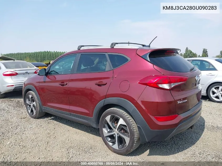 2016 Hyundai Tucson Sport VIN: KM8J3CA28GU090283 Lot: 40080768