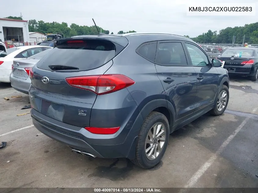 2016 Hyundai Tucson Eco VIN: KM8J3CA2XGU022583 Lot: 40097014