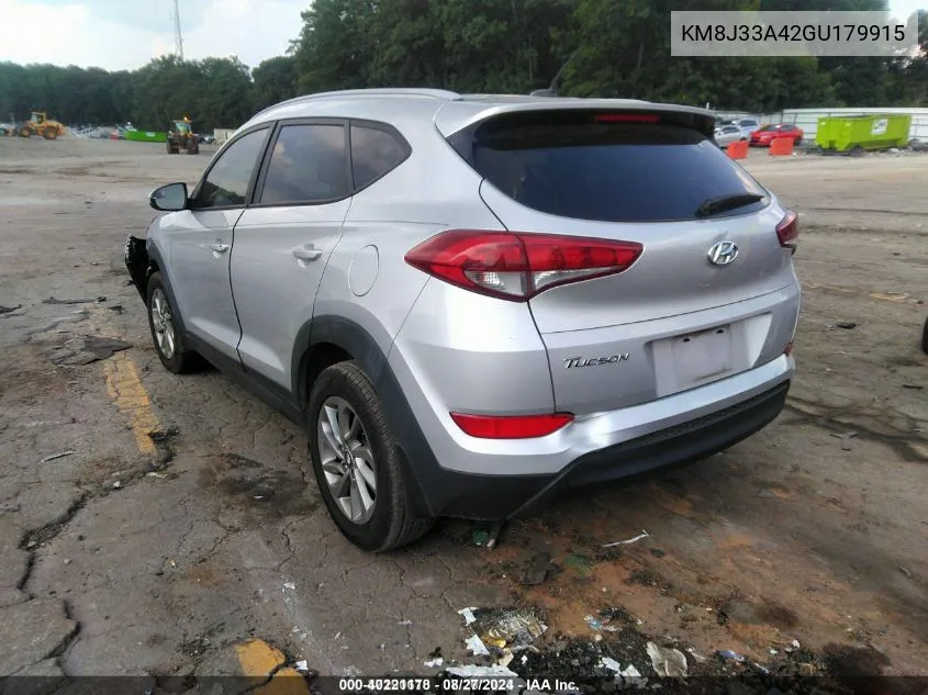 KM8J33A42GU179915 2016 Hyundai Tucson Se