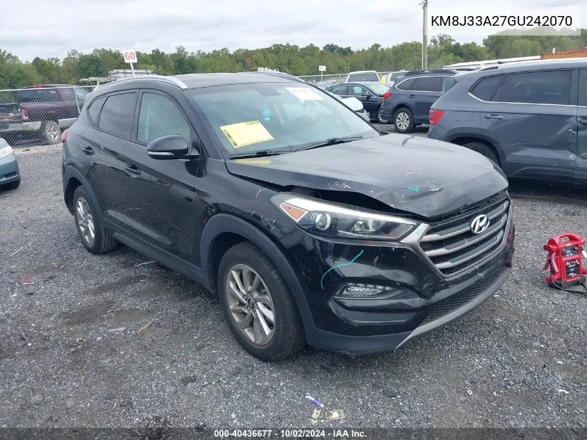 2016 Hyundai Tucson Eco VIN: KM8J33A27GU242070 Lot: 40436677