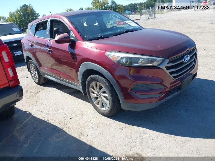 2016 Hyundai Tucson Se VIN: KM8J23A46GU197238 Lot: 40468281