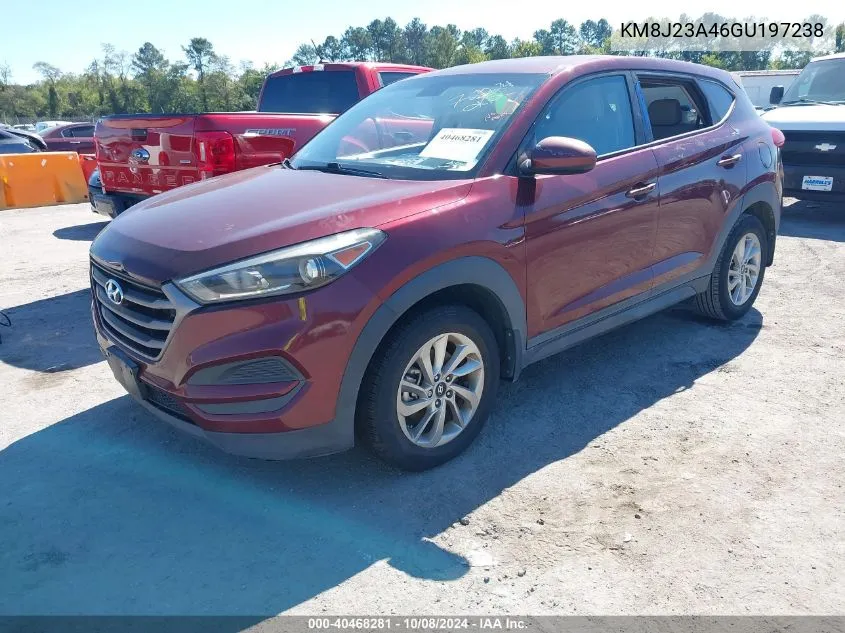 2016 Hyundai Tucson Se VIN: KM8J23A46GU197238 Lot: 40468281