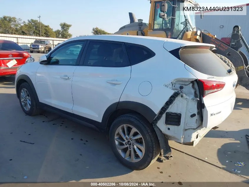 2016 Hyundai Tucson Se VIN: KM8J23A44GU231323 Lot: 40502286