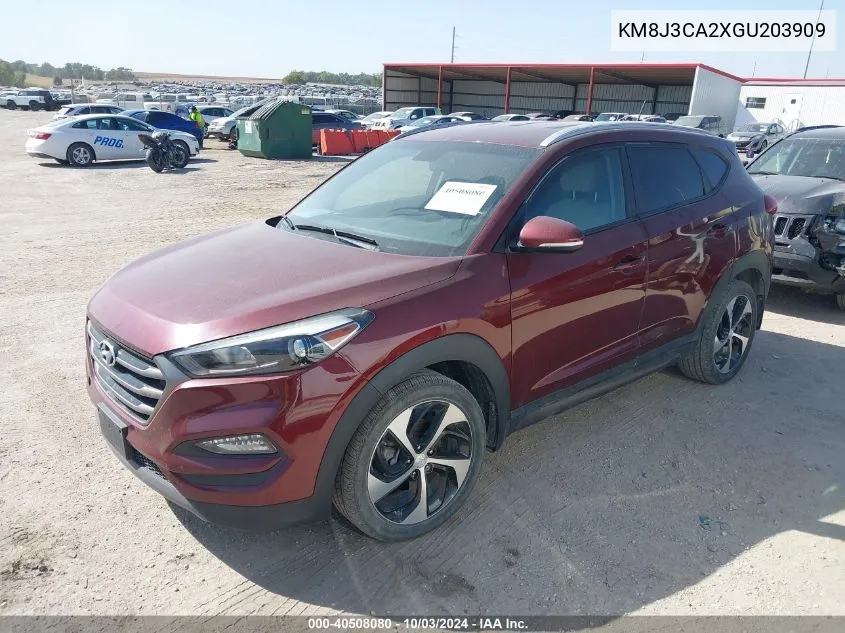 2016 Hyundai Tucson Sport VIN: KM8J3CA2XGU203909 Lot: 40508080