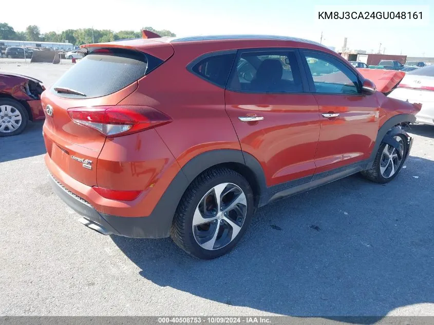 2016 Hyundai Tucson Limited/Sport And Eco/Se VIN: KM8J3CA24GU048161 Lot: 40508753