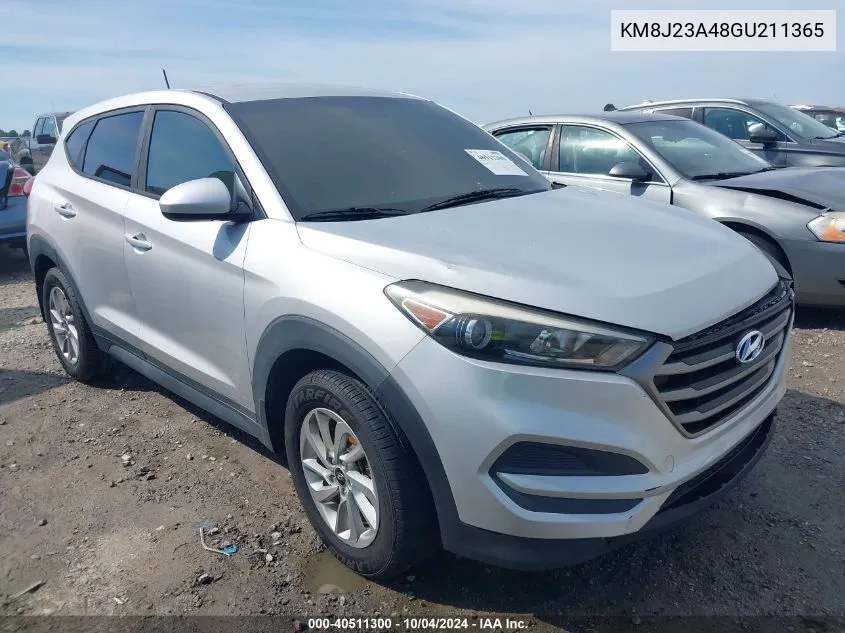 2016 Hyundai Tucson Se VIN: KM8J23A48GU211365 Lot: 40511300