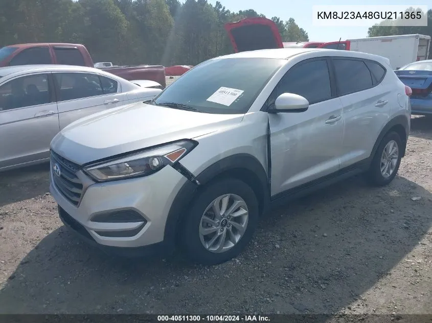 2016 Hyundai Tucson Se VIN: KM8J23A48GU211365 Lot: 40511300