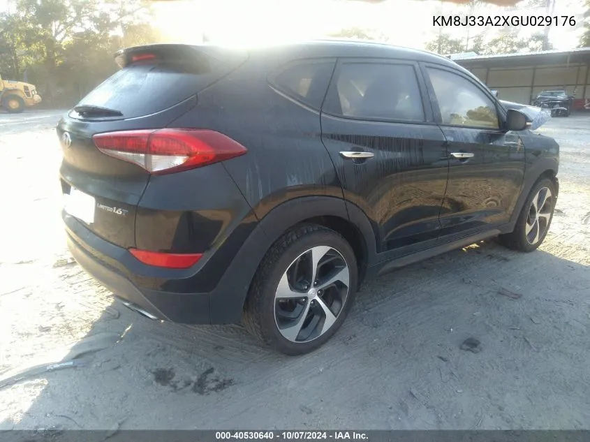 2016 Hyundai Tucson Limited/Sport And Eco/Se VIN: KM8J33A2XGU029176 Lot: 40530640