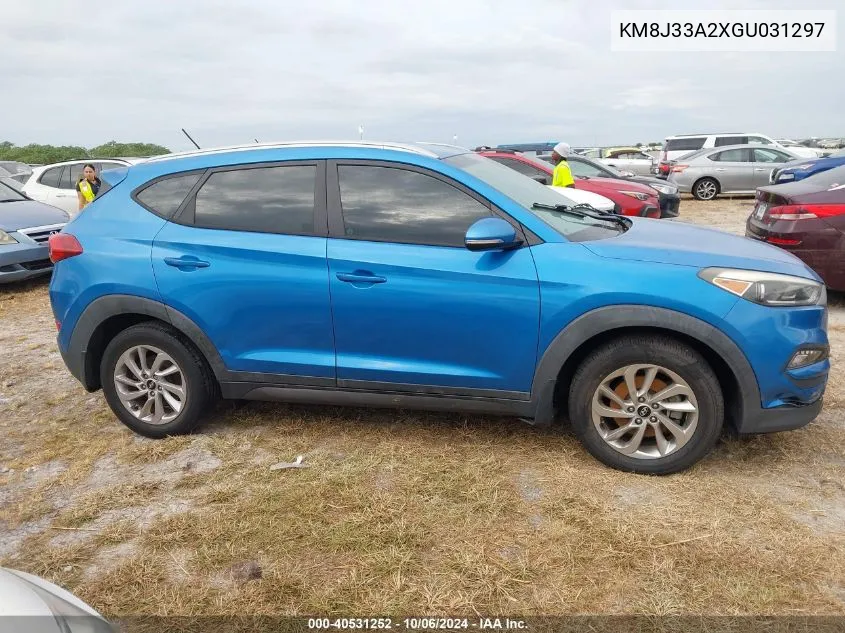 2016 Hyundai Tucson Limited/Sport And Eco/Se VIN: KM8J33A2XGU031297 Lot: 40531252