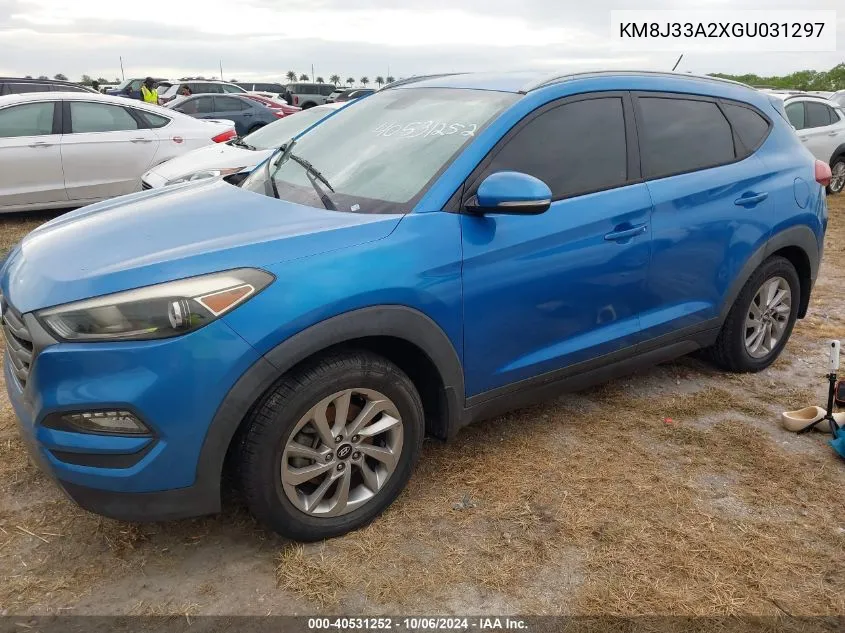 2016 Hyundai Tucson Limited/Sport And Eco/Se VIN: KM8J33A2XGU031297 Lot: 40531252