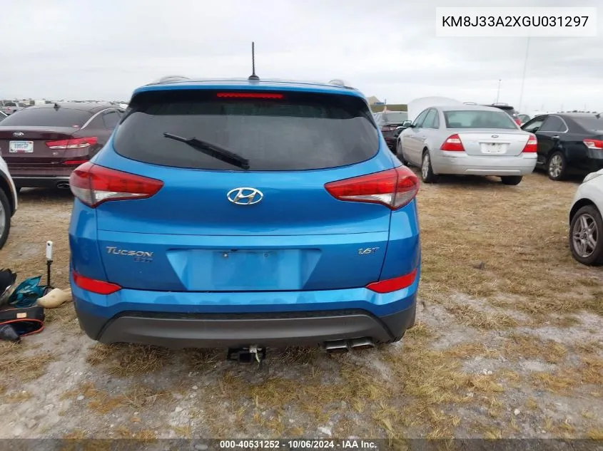 2016 Hyundai Tucson Limited/Sport And Eco/Se VIN: KM8J33A2XGU031297 Lot: 40531252