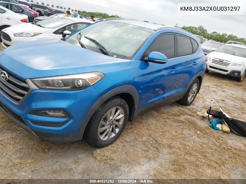 2016 Hyundai Tucson Limited/Sport And Eco/Se VIN: KM8J33A2XGU031297 Lot: 40531252