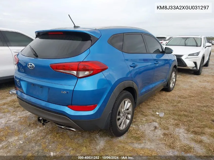 2016 Hyundai Tucson Limited/Sport And Eco/Se VIN: KM8J33A2XGU031297 Lot: 40531252