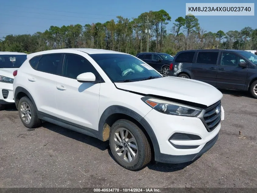 2016 Hyundai Tucson Se VIN: KM8J23A4XGU023740 Lot: 40534770