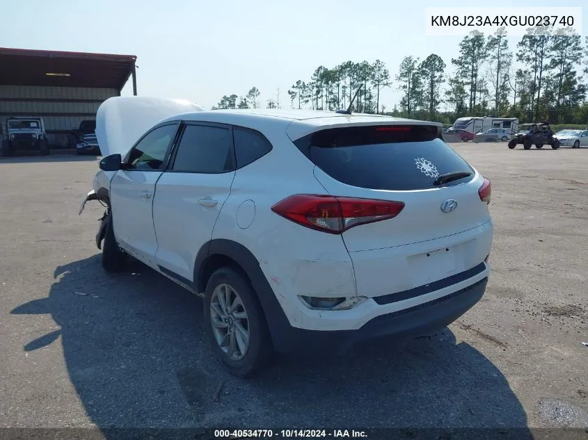 2016 Hyundai Tucson Se VIN: KM8J23A4XGU023740 Lot: 40534770