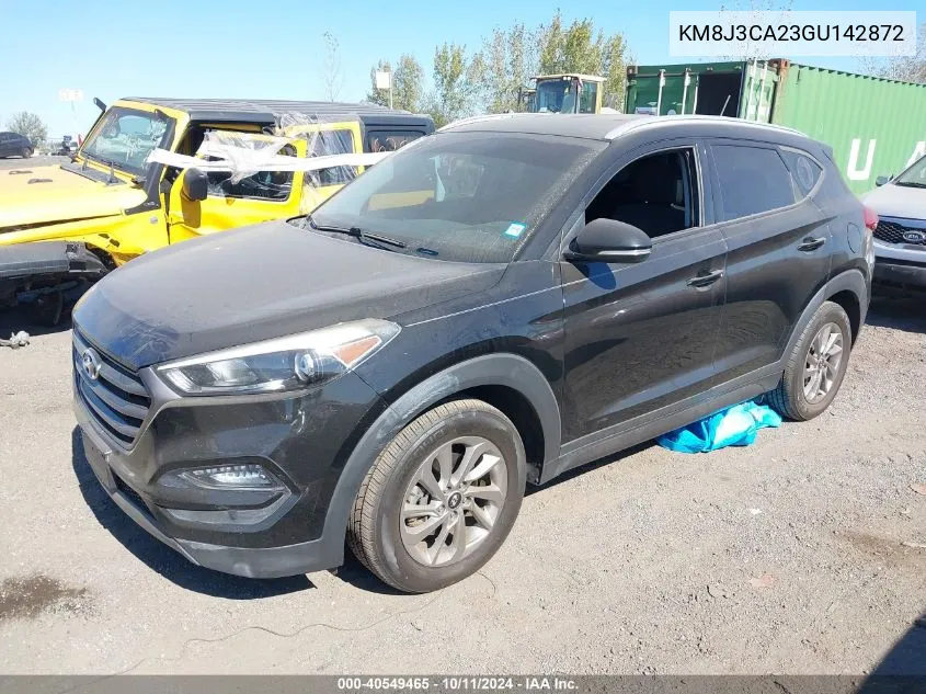 2016 Hyundai Tucson Eco VIN: KM8J3CA23GU142872 Lot: 40549465