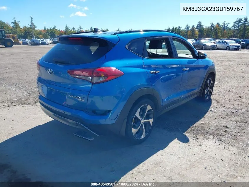 2016 Hyundai Tucson Limited VIN: KM8J3CA23GU159767 Lot: 40549507