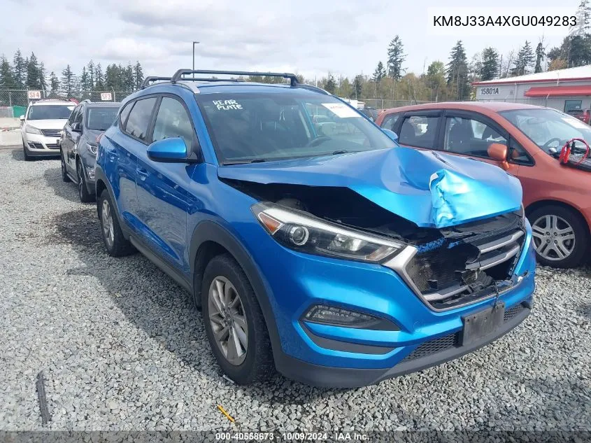 2016 Hyundai Tucson Se VIN: KM8J33A4XGU049283 Lot: 40558673