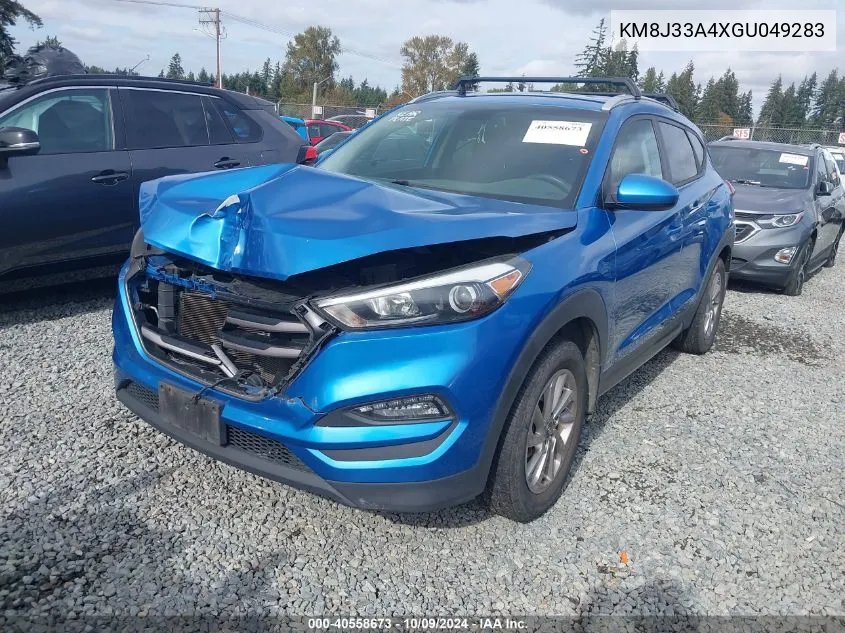 2016 Hyundai Tucson Se VIN: KM8J33A4XGU049283 Lot: 40558673