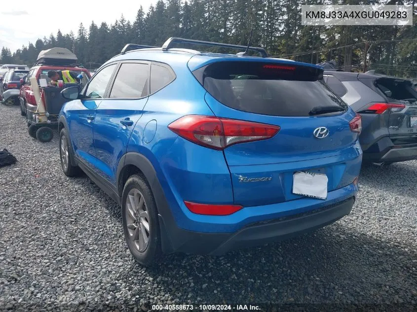 2016 Hyundai Tucson Se VIN: KM8J33A4XGU049283 Lot: 40558673