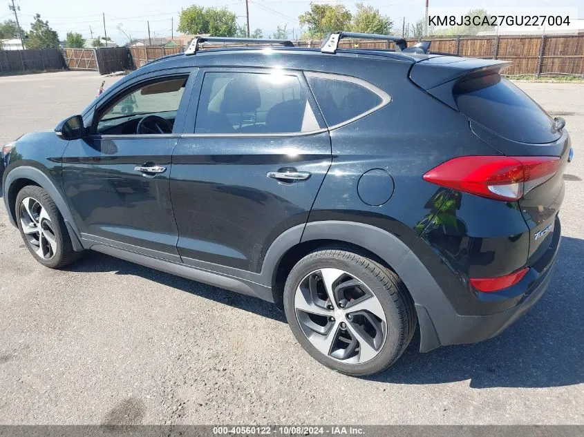 2016 Hyundai Tucson Limited VIN: KM8J3CA27GU227004 Lot: 40560122