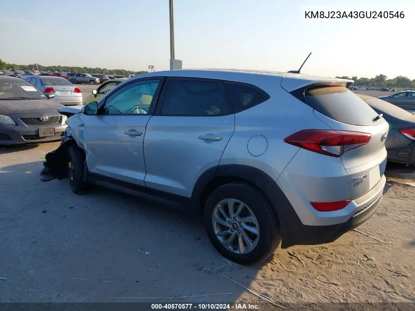 KM8J23A43GU240546 2016 Hyundai Tucson Se