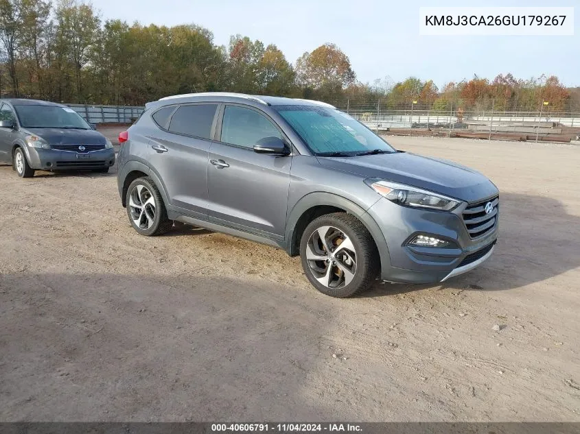 2016 Hyundai Tucson Sport VIN: KM8J3CA26GU179267 Lot: 40606791