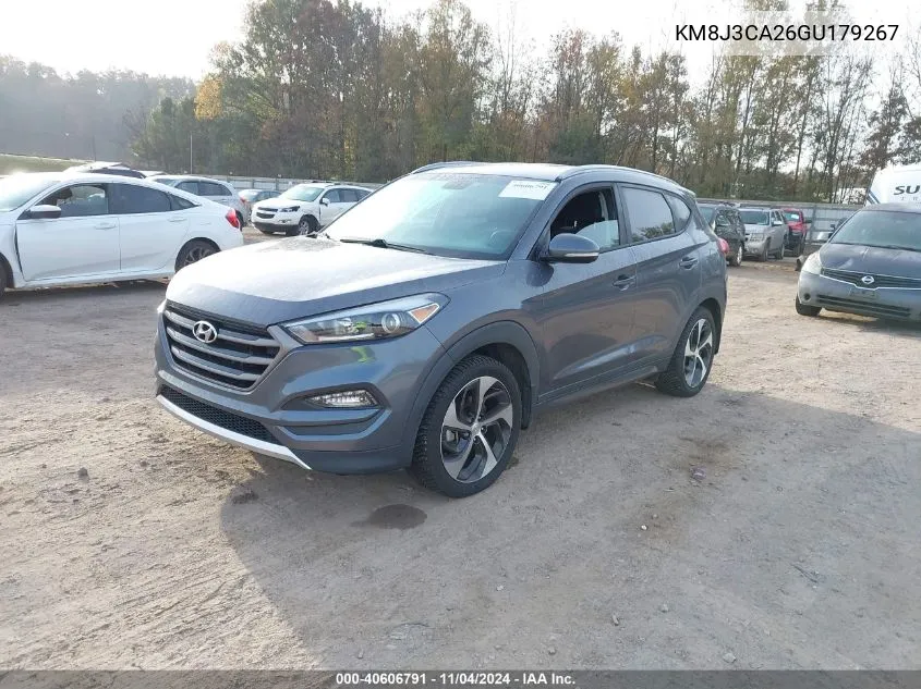 2016 Hyundai Tucson Sport VIN: KM8J3CA26GU179267 Lot: 40606791