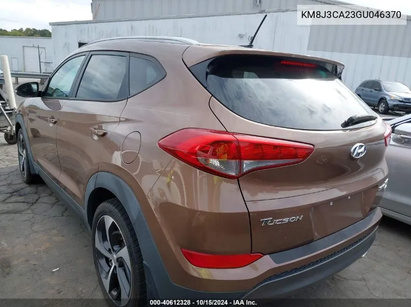 2016 Hyundai Tucson Sport VIN: KM8J3CA23GU046370 Lot: 40612328