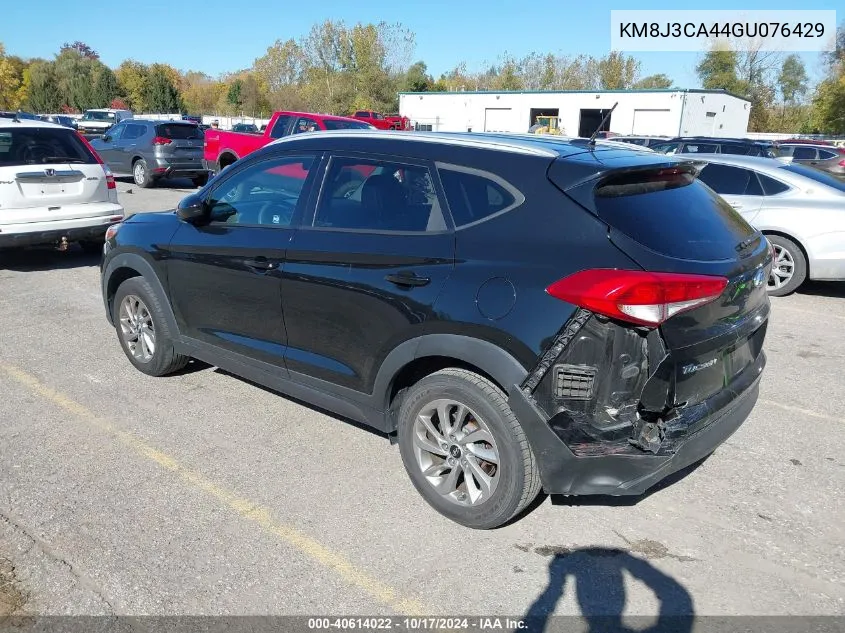 2016 Hyundai Tucson Se VIN: KM8J3CA44GU076429 Lot: 40614022