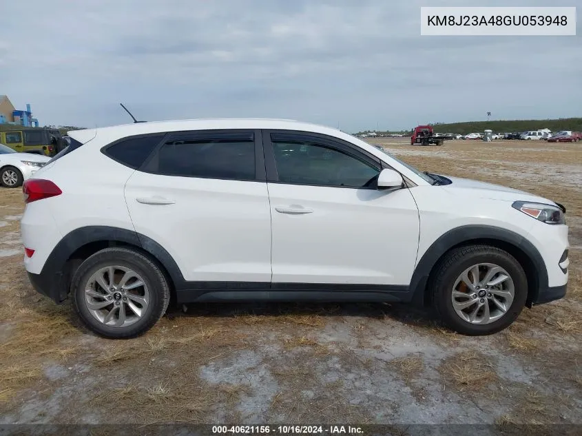 2016 Hyundai Tucson Se VIN: KM8J23A48GU053948 Lot: 40621156