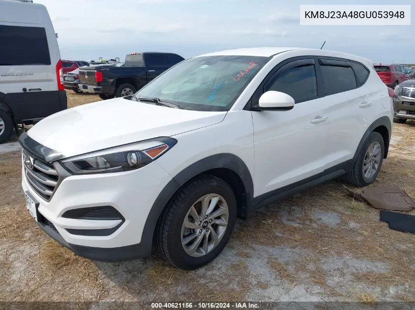 2016 Hyundai Tucson Se VIN: KM8J23A48GU053948 Lot: 40621156