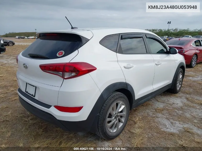 2016 Hyundai Tucson Se VIN: KM8J23A48GU053948 Lot: 40621156