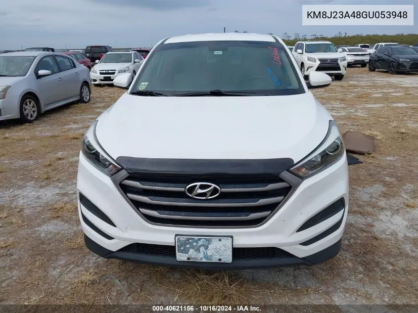 2016 Hyundai Tucson Se VIN: KM8J23A48GU053948 Lot: 40621156