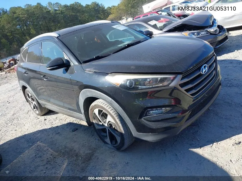 2016 Hyundai Tucson Sport VIN: KM8J33A21GU053110 Lot: 40622919