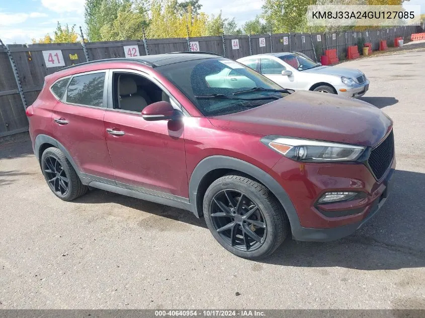 2016 Hyundai Tucson Limited VIN: KM8J33A24GU127085 Lot: 40640954