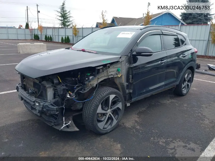 KM8J3CA20GU246753 2016 Hyundai Tucson Limited