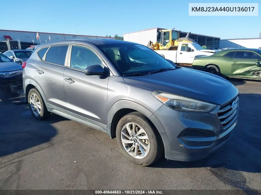 KM8J23A44GU136017 2016 Hyundai Tucson Se