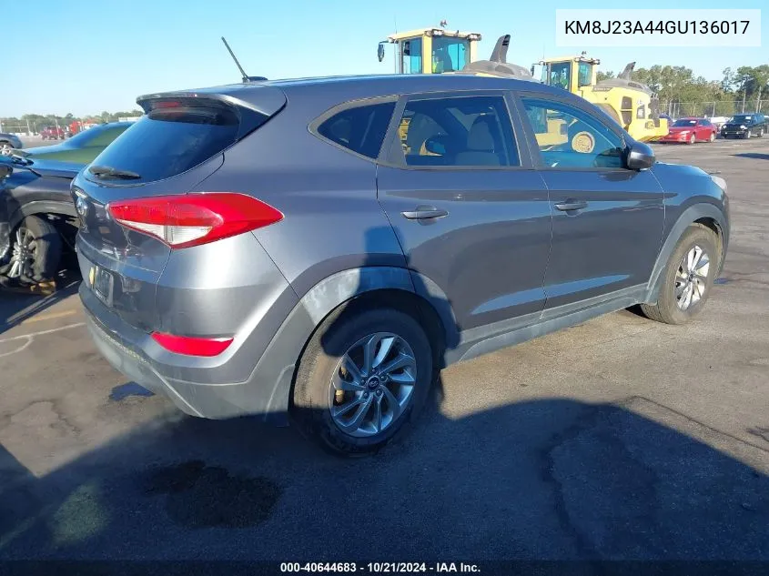 KM8J23A44GU136017 2016 Hyundai Tucson Se