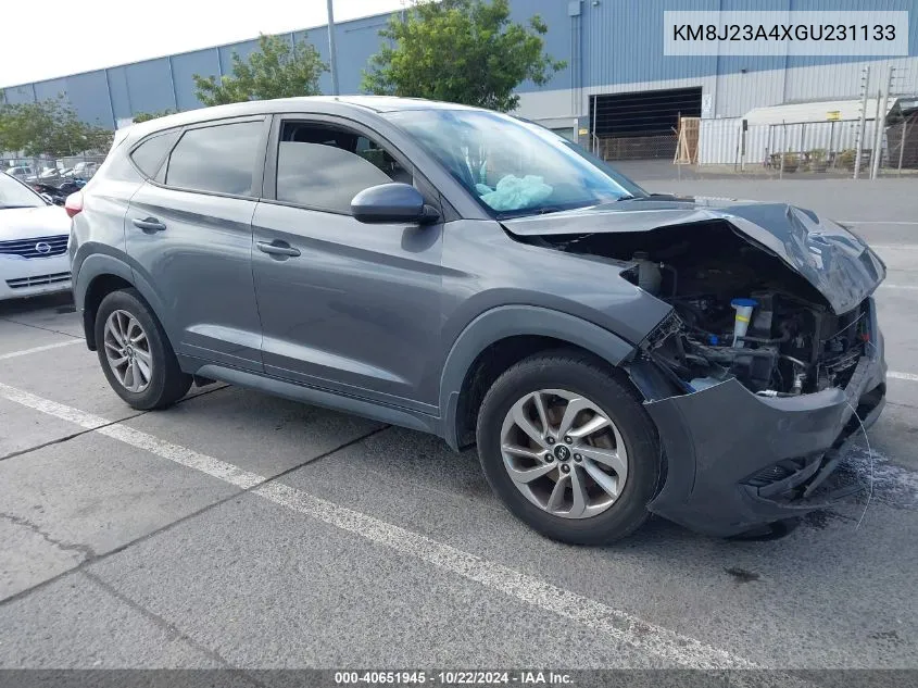 KM8J23A4XGU231133 2016 Hyundai Tucson Se