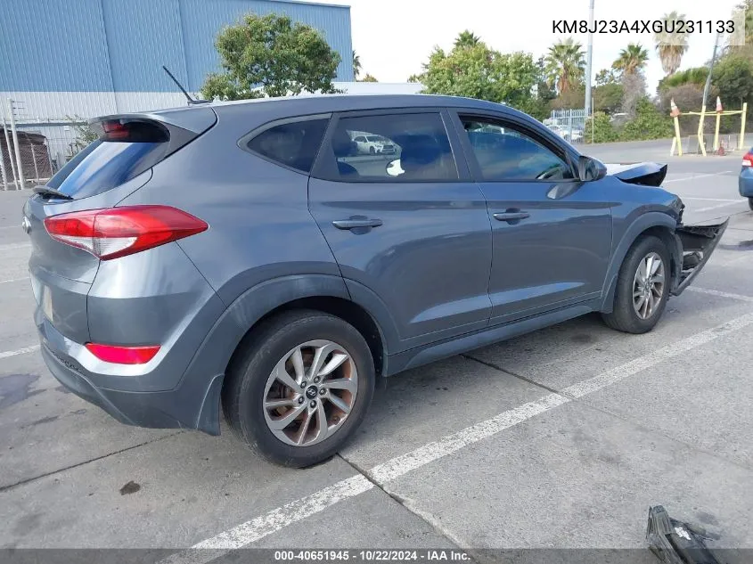 KM8J23A4XGU231133 2016 Hyundai Tucson Se