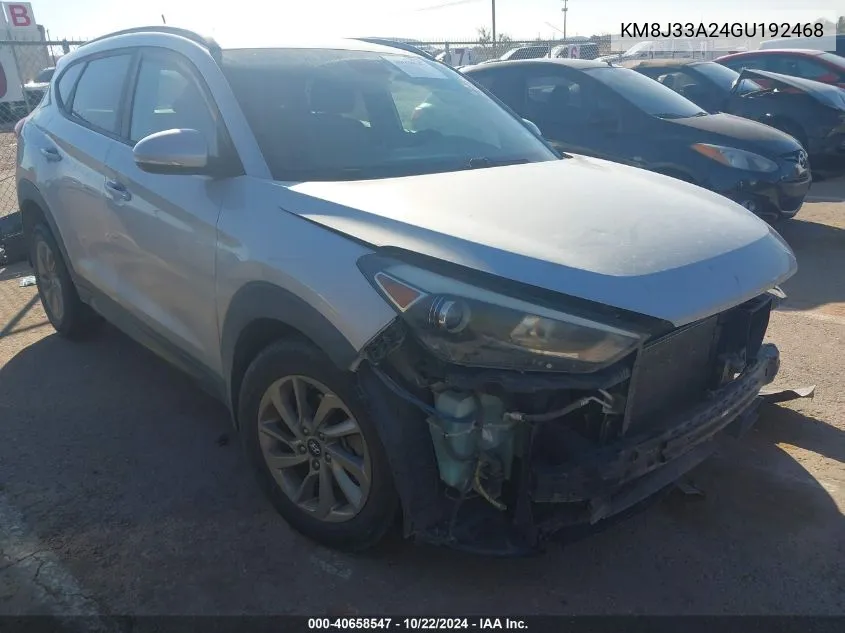 KM8J33A24GU192468 2016 Hyundai Tucson Eco