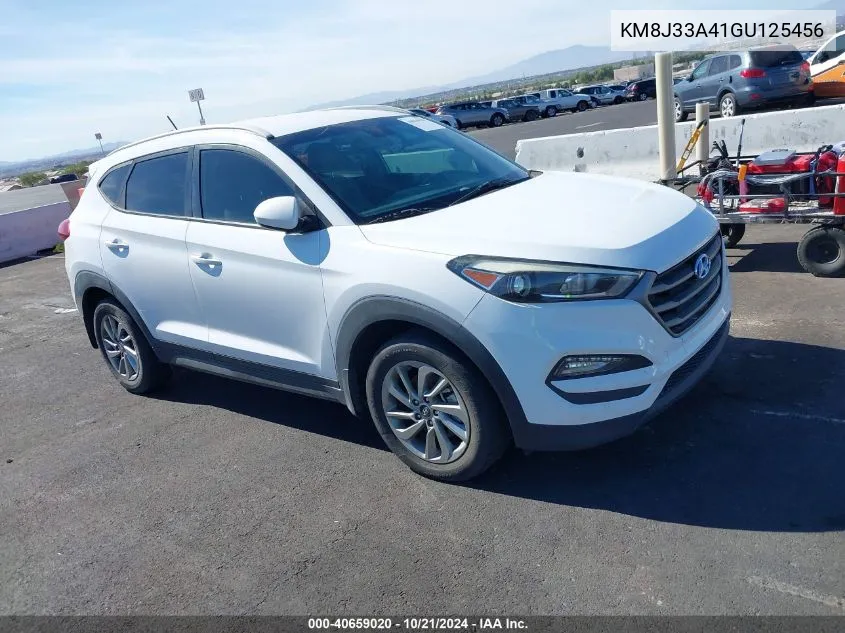 2016 Hyundai Tucson Se VIN: KM8J33A41GU125456 Lot: 40659020