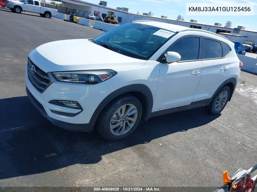 2016 Hyundai Tucson Se VIN: KM8J33A41GU125456 Lot: 40659020