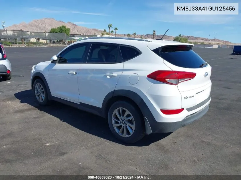 2016 Hyundai Tucson Se VIN: KM8J33A41GU125456 Lot: 40659020